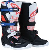 MOOSE RACING 021502412978 Moose Racing Youth Tech 7S Boots - Black/White/Red/Blue - Us 8 0215024-1297-8