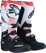 MOOSE RACING 021202412258 Moose Racing Tech 7 Boots - Black/White/Red - Us 8 0212024-1225-8