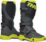 THOR 3410-2753 Thor Radial Boots - Gray/Fluorescent Yellow - Size 15