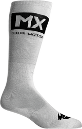 Thor Mx Cool Socks - Gray/Black - Size 10-13