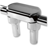 LA CHOPPERS LA744604 La Choppers Risers - Hefty - Top - 4" - Chrome La-7446-04