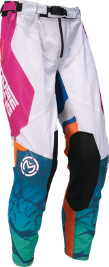 Moose Offroad Sahara Pants - Teal/Orange/Pink - Us 28 2901-12072 Moose Offroad Sahara Pants - Teal/Orange/Pink - Us 28 2901-12072