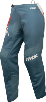 THOR 2902-0344 Thor Women'S Sector Split Pants - Blue/White - 7/8