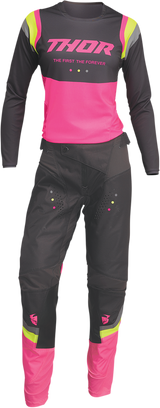 Thor Women'S Pulse Rev Pants - Charcoal/Pink - 5/6 Thor Women'S Pulse Rev Pants - Charcoal/Pink - 5/6