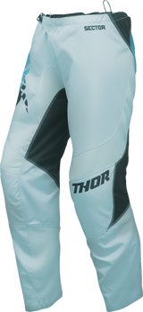 THOR 2902-0335 Thor Women'S Sector Split Pants - Black/Blue - 3/4