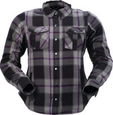 Z1R 3041-0681 Z1R Women'S Flannel - Purple - 1W
