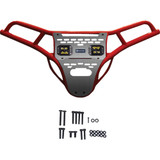 Ravek Front Bumper/Skid Plate With Amber Lights - Red - Rzr Xp 1000 64-317Rdla Ravek Front Bumper/Skid Plate With Amber Lights - Red - Rzr Xp 1000 64-317Rdla