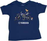FACTORY EFFEX 2283224 Factory Effex Toddler Yamaha Pit Crew T-Shirt - Navy - 4T 22-83224