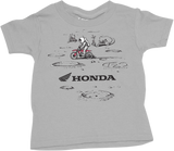 FACTORY EFFEX 2283320 Factory Effex Toddler Honda Lunar T-Shirt - Heather Gray - 2T 22-83320