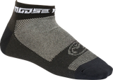 Moose Racing Casual Low Socks - Black/Gray - S/M 34310788