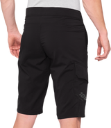 100% 4002900003 100% Ridecamp Shorts - Black - Us 34 40029-00003