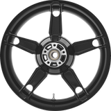 COASTAL MOTO 3D-DAY185SB Coastal Moto Wheel Rear Daytona Non Abs Single Disc Solid Blk 18" 3D-Day185Sb