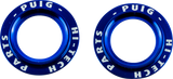 PUIG HI-TECH PARTS 20271A Puig Hi-Tech Parts Axle Slider Rings Univ Blue 20271A