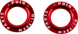 Puig Hi-Tech Parts Axle Slider Rings Univ Red 20271R