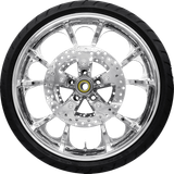 COASTAL MOTO PKG-LAR213CH-24ABST Coastal Moto Wheel Front Largo W/Tire Abs (Tpms) Chr 21" 2023-Tour Pkg-Lar213Ch-24Abst