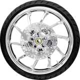 COASTAL MOTO PKG-HUR213CH-24ABST Coastal Moto Wheel Front Hurricane W/Tire Abs (Tpms) Chr 21" 09-Tour Pkg-Hur213Ch-24Abst