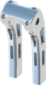 MAGNUM SHIELDING 3R-0210 Magnum Shielding Riser W/ Clamp Ghost 10" Chrome 3R-0210