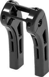 MAGNUM SHIELDING 4R-0108 Magnum Shielding Riser W/ Display Clamp Ghost 8" Black 4R-0108