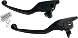 DRAG SPECIALTIES Drag Specialties Lever Set Narrow Matte Black 08-13 Tour