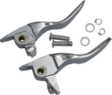 Drag Specialties Lever Set Short Chrome 17-20 Tour