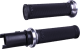 Odi Grips Ruffian Lock On Hd Cvo Blk/Sil V30Htcb-S