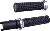 ODI V31VHTCB-S Odi Grips Lock On Vans Hd Cvo Cable Blk/Sil V31Vhtcb-S