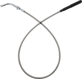 FAT BAGGERS INC. 108006-C Fat Baggers Inc. Ez Install Cltch Cbl Upper 6" Over Stk Stainless Braid 108006-C