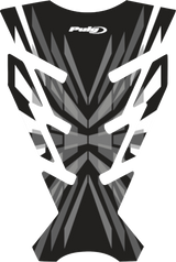 PUIG HI-TECH PARTS 21752U Puig Hi-Tech Parts Tank Pad Challenge Gray 21752U