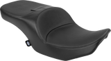 DRAG SPECIALTIES SEATS Drag Specialties Seats Seat Freedom Tour 2-Up Smooth Black Vinyl Touring