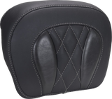 MUSTANG 88440GM Mustang Pad Backrest Chopped Tpak Gun Metal Gray Thread 88440Gm