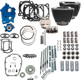 S&S Cycle Powerpack Oil Cool 4.25"Bore 4.5"Stroke M8 Blk Granite W/Hl 310-1110C