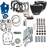 S&S Cycle Powerpak Watercool 4.25"Bore 4.5"Stroke M8 Blkgranite W/Hl 310-1108C