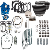 S&S Cycle Powerpak Watercool 4.25"Bore4.375"Stroke M8 Blk W/Highlite 310-1050C