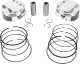 JE PISTONS 398761 Je Pistons Piston Kit Hd M8 108 4.075 Bore 4.500 Stroke 12:1 398761