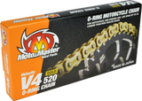 MOTO-MASTER 652002 Moto-Master Mx Chain V4-520G ,O-Ring ,120 Links, Gold 652002