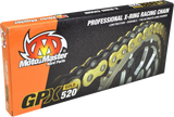 MOTO-MASTER 652005 Moto-Master Mx Chain Gpx-520G X-Ring, 120 Links, Gold 652005