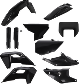 ACERBIS 2986650001 Acerbis Plastic Kit Full Husky Black 2986650001