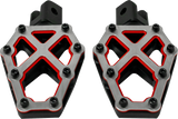 KODLIN USA K73255-RL Kodlin Usa Footpegs Nxl Black W/ Red Accent K73255-Rl