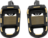 DRAG SPECIALTIES Drag Specialties Footpegs Adjustable Black/Gold