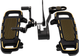 DRAG SPECIALTIES Drag Specialties Floorboard Compl Kit Adjustable Black/Gold
