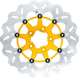 Gbrakes GBDU006 Gbrakes Brake Rotor Front Floating Wave Gold Gbdu006