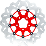 Gbrakes Brake Rotor Front Wave Floating Red Gbdu023