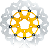 Gbrakes GBDU025 Gbrakes Brake Rotor Rear Wave Floating Gold Gbdu025