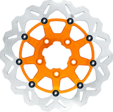 Gbrakes Brake Rotor Front 13" Wave Floating Orange Gbdu033