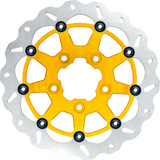 Gbrakes GBDU034 Gbrakes Brake Rotor Front 13"Nb Wave Floating Gold Gbdu034