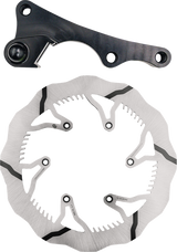Gbrakes GBDOS225 Gbrakes Brake Rotor Kit 280Mm Solid Mount Wave Rotor + Bracket Gbdos225