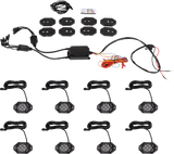 MOOSE OFFROAD 100-3615-PU Moose Offroad Rocklghts Kt Rgb 8Pod Mse 100-3615-Pu