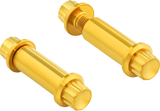 ARLEN NESS 300-802 Arlen Ness Bolts Kit Titanium 12Pt Footpeg Gold 300-802