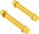 Arlen Ness Bolts Kit Titanium 12Pt Footpeg Gold 300-805
