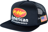 FMF HO25196902BLK Fmf Hat Pony Power Trucker Black Ho25196902Blk